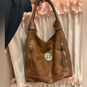 Brown Leather Shoulder Bag